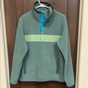 Cotopaxi Blue / Green Fleece Pullover
